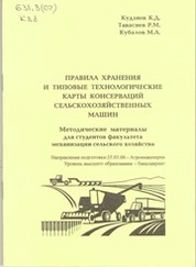Правила хранения и типовые технологические карты на консервацию сельскохозяйственных машин