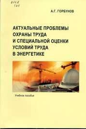 Актуальные проблемы охраны труда и специальной оценки условий труда в энергетике