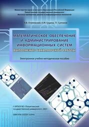 Математическое обеспечение и администрирование информационных систем. Выполнение бакалаврской работы