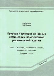 Природа и функции основных химических компонентов растительной клетки: Часть. 2. Углеводы, нуклеиновые кислоты, минеральные вещества