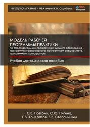 Модель рабочей программы практики по образовательным программам высшего образования – программам бакалавриата, программам специалитета, программам магистратуры