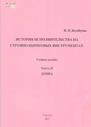 История исполнительства на струнно-щипковых инструментах. Часть 2: Домра