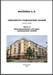 Архитектура гражданских зданий : конспект лекций : для обучающихся по направлениям подготовки 08.03.01 Строительство, 07.03.01 Архитектура и по специальности 08.05.01 Строительство уникальных зданий и сооружений. В 4 частях. Часть 3. Конструктивные системы гражданских зданий