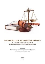 Правовой статус несовершеннолетнего: история, современность, перспективы реформирования