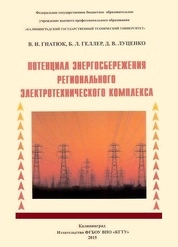 Потенциал энергосбережения регионального электротехнического комплекса