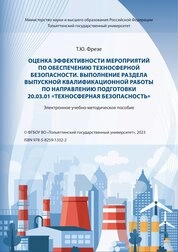 Оценка эффективности мероприятий по обеспечению техносферной безопасности. выполнение раздела выпускной квалификационной работы по направлению подготовки 20.03.01 «Техносферная безопасность»