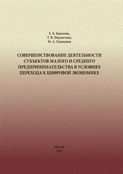 Совершенствование деятельности субъектов малого и среднего предпринимательства в условиях перехода к цифровой экономике