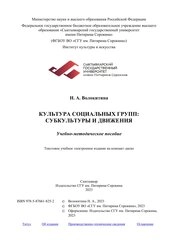 Культура социальных групп: субкультуры и движения