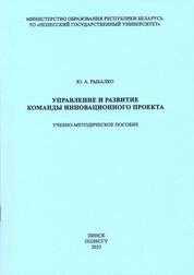 Управление и развитие команды инновационного проекта