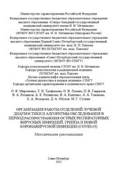 Организация работы отделений лучевой диагностики и алгоритмы обследования в период распространения острых респираторных вирусных инфекций, гриппа и новой коронавирусной инфекции (COVID-19)