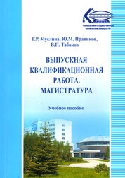 Выпускная квалификационная работа. Магистратура