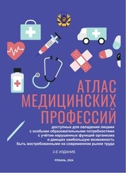 Атлас медицинских профессий, доступных для овладения лицами с особыми образовательными потребностями с учётом нарушенных функций организма и дающих наибольшую возможность быть востребованными на современном рынке труда