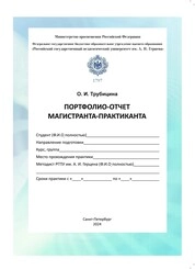 Портфолио-отчет магистранта-практиканта