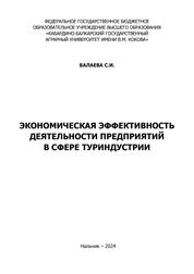 Экономическая эффективность деятельности предприятий в сфере туриндустрии