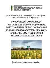 Организация выполнения выпускных квалификационных работ по направлению подготовки 35.03.06 «Агроинженерия» (профиль «Эксплуатация транспорта и транспортная логистика»