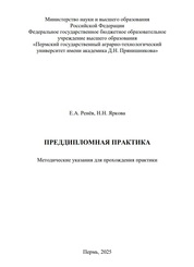 Преддипломная практика: методические указания для прохождения практики