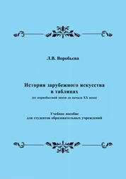 История зарубежного искусства в таблицах (от первобытной эпохи до начала XX века)