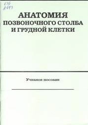Анатомия позвоночного столба и грудной клетки
