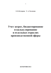 Учет затрат, бюджетирование и калькулирование в отдельных отраслях производственной сферы