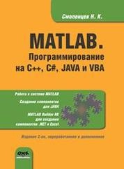 MATLAB. Программирование на С++, С#, Java и VBA
